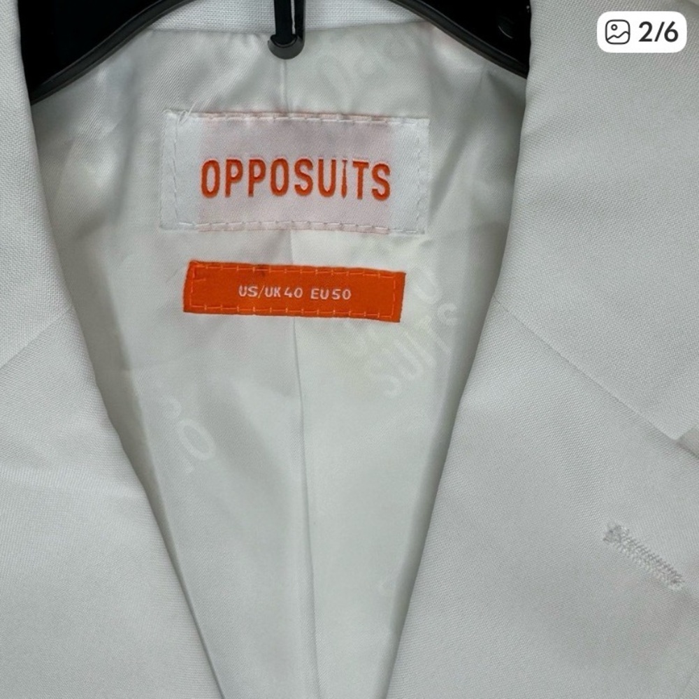 Opposuits White Blazer - Picture 2 of 6